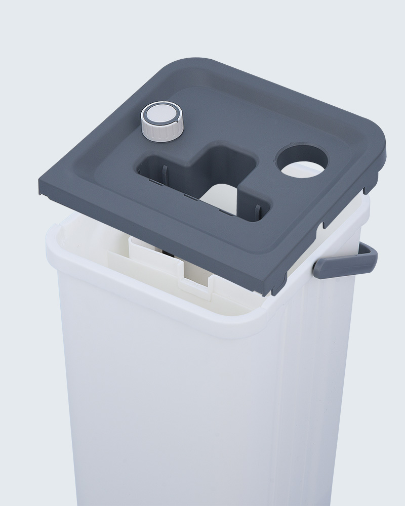 Набор ведер для швабры для разделения чистой и грязной воды